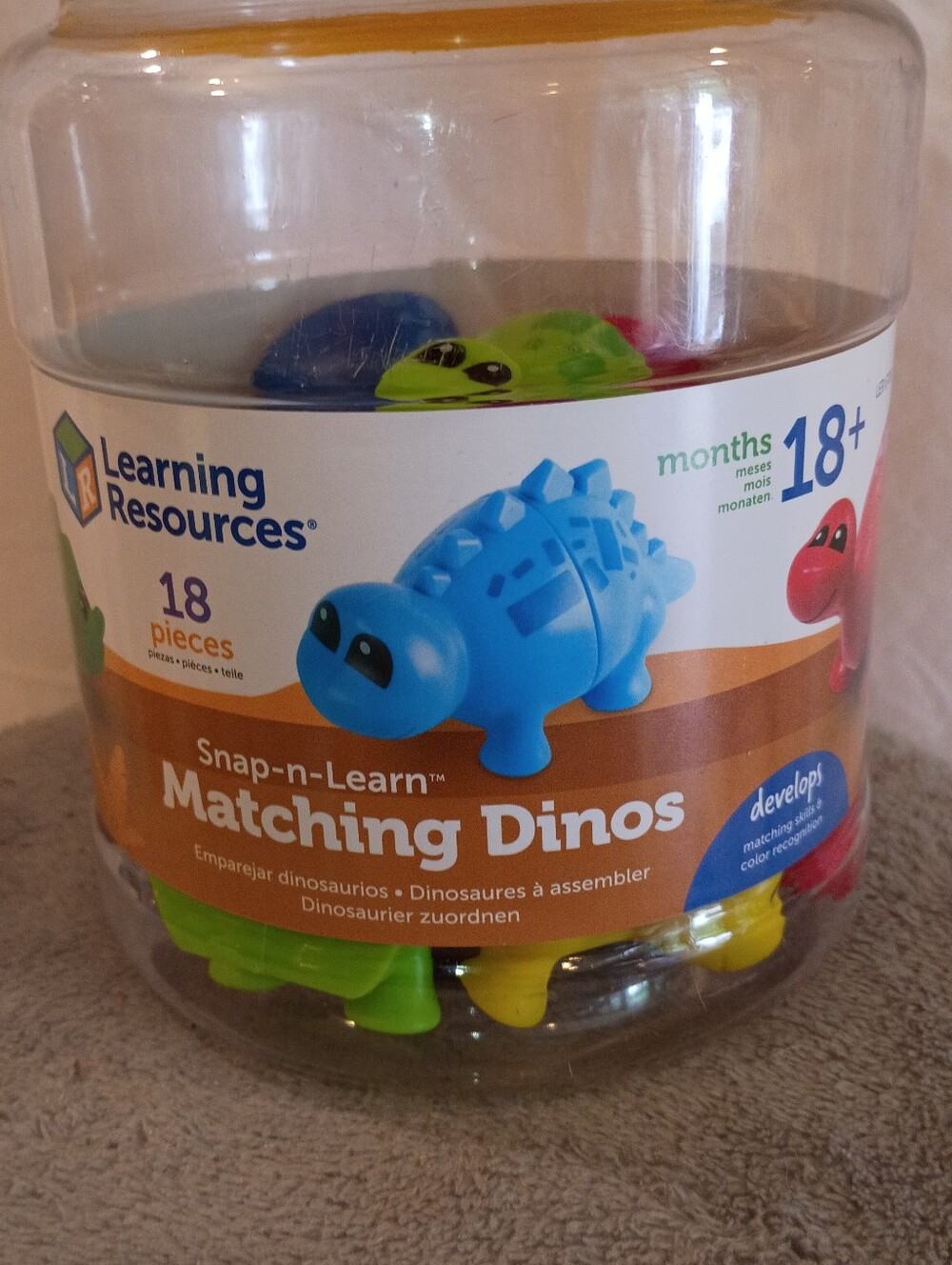Learning Resources Snap And Learn Dinos